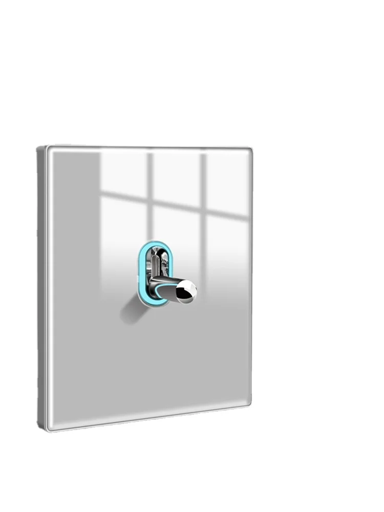 

Серый стеклянный настенный светильник для спальни, 1/2/3-канальная 1-позиционная кнопка тумблера, розетка для настенного светильника в китайском стандарте ЕС, AC100-250V