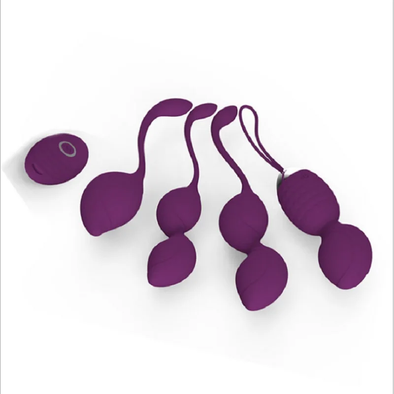 

Женская вагинальная гантели, массажный мяч для упражнений (набор из четырех предметов-фиолетовый)