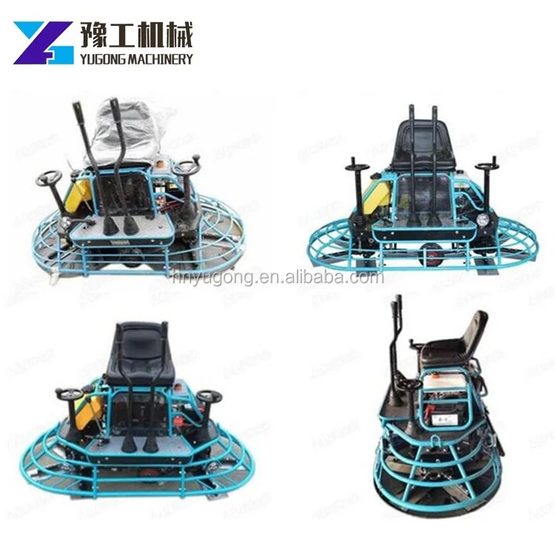 

2023Double Cylinder Engine 1000mm Concrete Ride on Power Trowel Concrete Trowel Machine for Sale Electric Trowel Polishing Blade