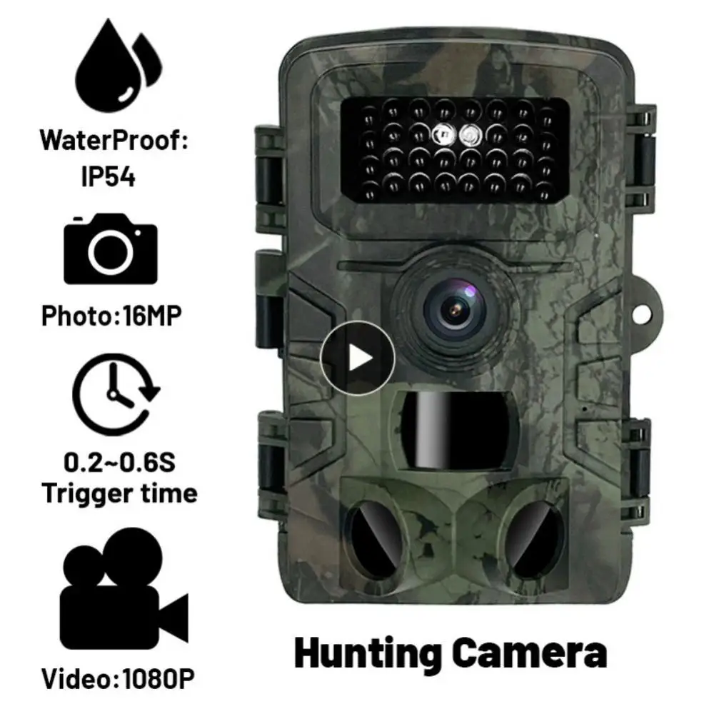 

Motion Wildlife Camera Activated Outdoor Trail Camera Waterproof 16mp Trail Camera Surveillance Trap Camera Infrared 1080p Hd