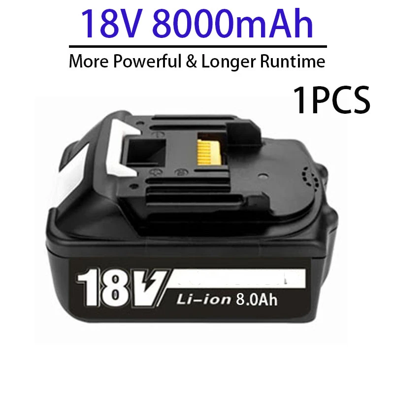 

Аккумуляторная батарея Makita BL1860, 18650 мАч, 18 в, 8 Ач