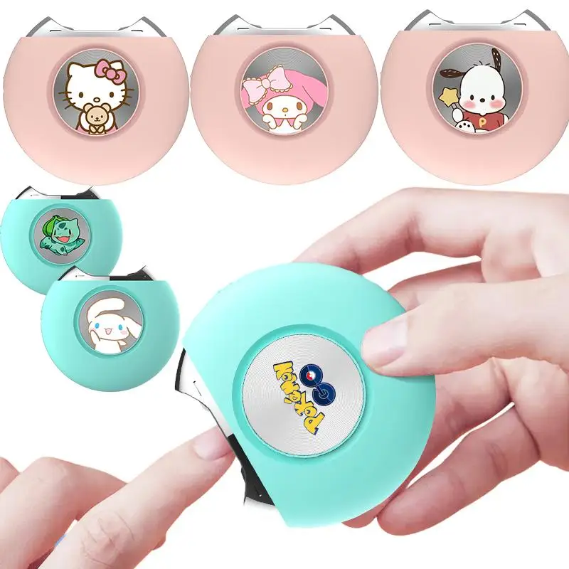 

Kawaii Kuromi My Melody Pochacco Pikachu Electric Automatic Nail Clipper Anime Multifunctional Portable Manicure Nail Trimmer