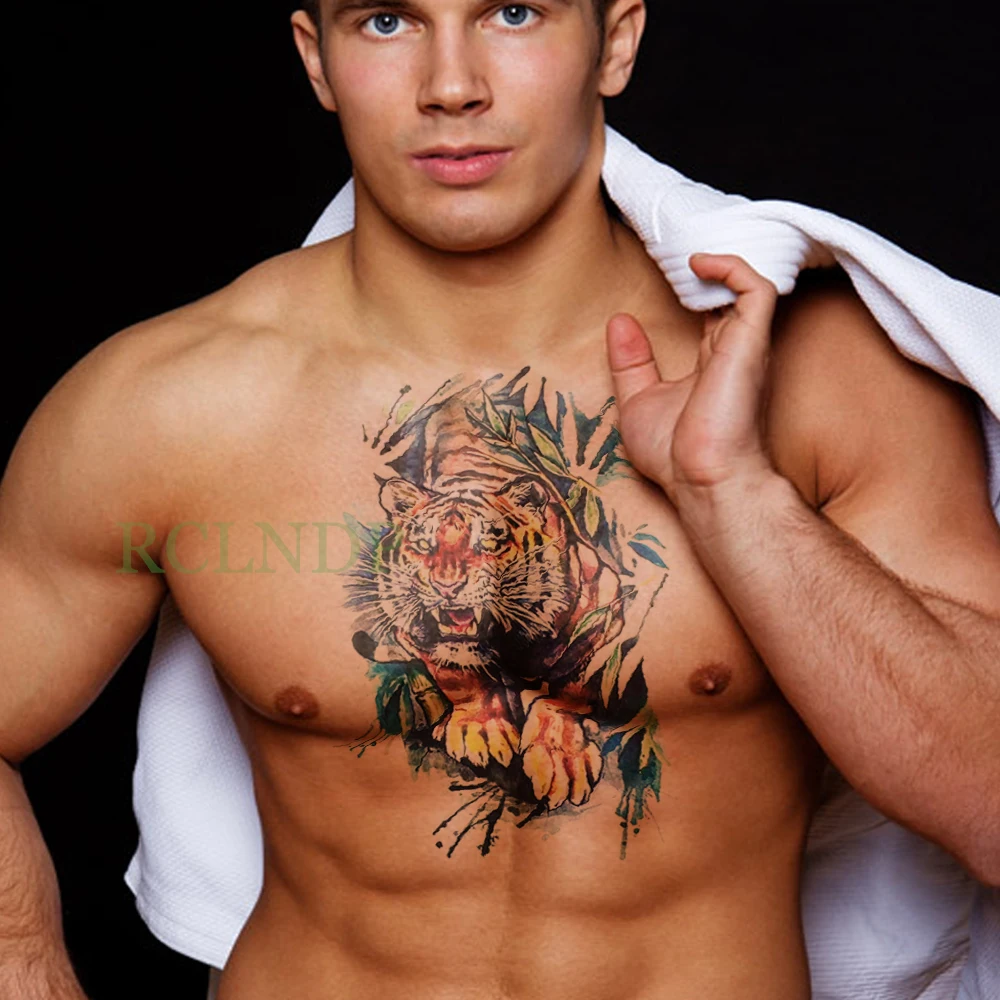 Водонепроницаемая временная татуировка стикер Змея Стрела Геометрия Животные Фейковая Татушка Временная Татуировка на Задней Части Руки для Женщин и Мужчин.