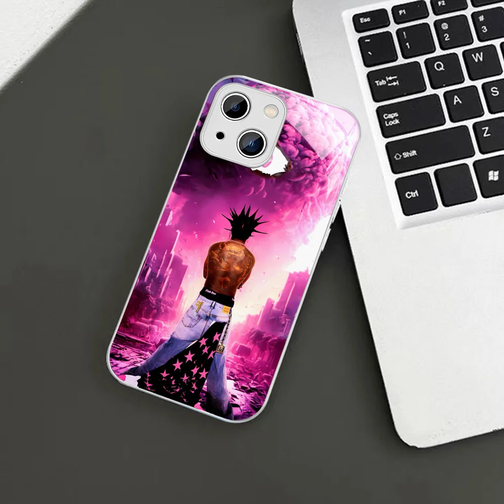 Чехол для телефона Lil Uzi V-Vert iPhone 14 13 12 Mini 11 Pro XS Max X XR Plus чехол из закаленного стекла