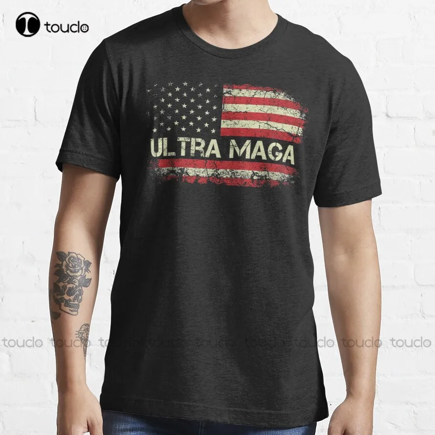 

Ultra Maga мы люди Ultra Maga подходящий подарок гордый Ultra Maga гордиться им-Ultra Maga трендовая футболка Трамп 2024 Xs-5Xl