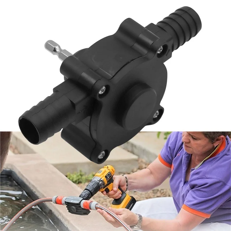 

Household Small Water Pump Hand Electric Drill Water Pump Portable DC Water Pump Self-priming Centrifugal Pump Home Garden Tool