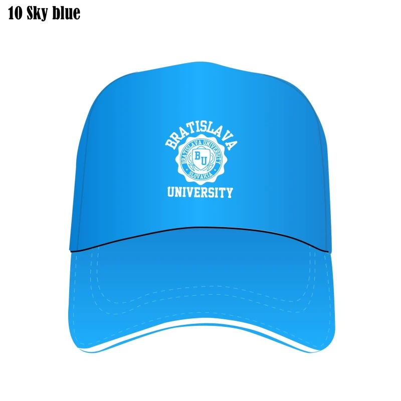 

Bratislava University Logo Bill Hats (All Colours And Sunscreens Available) Men Custom Hat