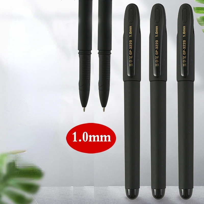 

Office Scrub Gel Pen 1.0 Large Capacity Bullet Black Signature Pen Stationery Water Pen