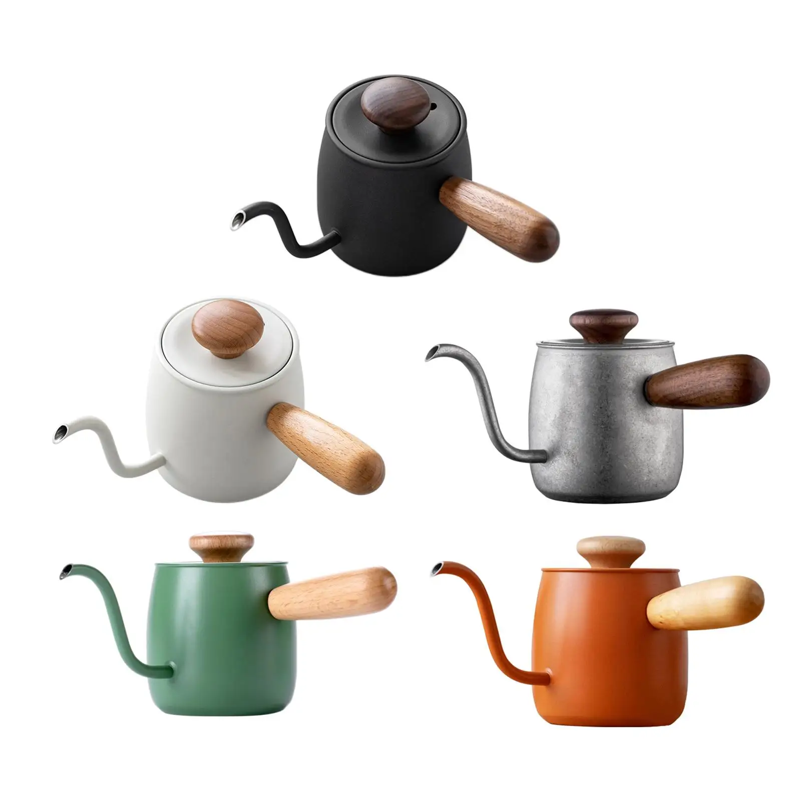 

Stainless Steel Pour Over Gooseneck Tea Pot Long Narrow Coffee Maker Kettle Hand Drip Coffee Pouring Kettle Coffee Drip Pot