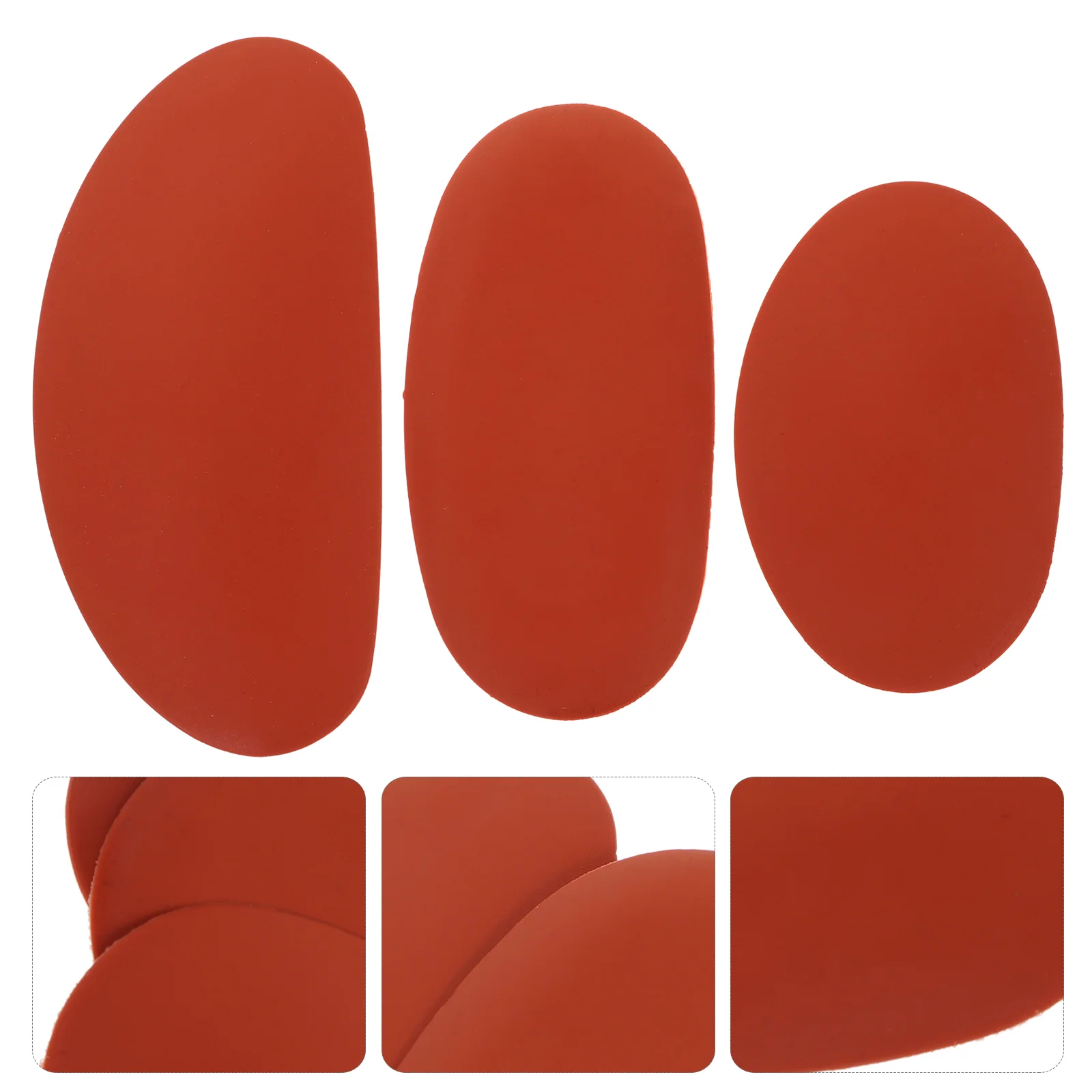 

3 Pcs Ribs Scraper Pedicure Tools Hand-made Sculpturing Ribs Ceramic Ribs