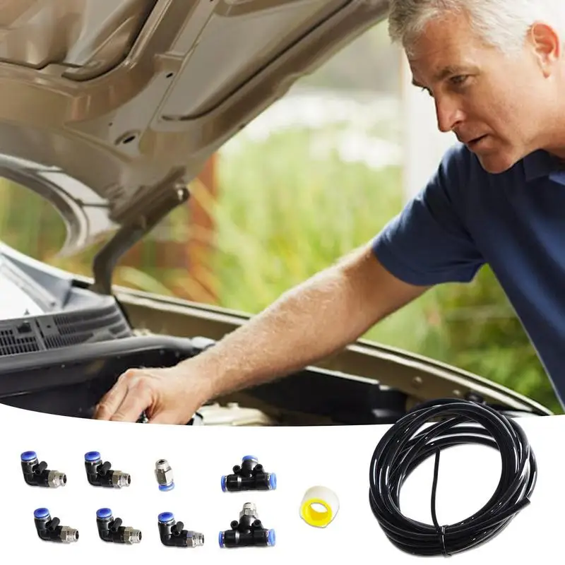 

Push Lock Fittings Kit Universal Female Swivel To Push Lock Barb Type Hose Fitting End Oil Fuel Cooler Kits Car Accessories