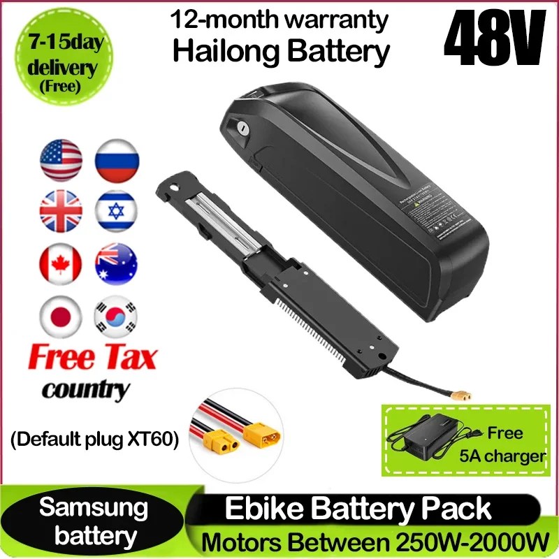 2400 Втч 1440 RadRunner Ebike Аккумулятор 48 В 30 Ач 50 60 Rad Power Сменные аккумуляторы для