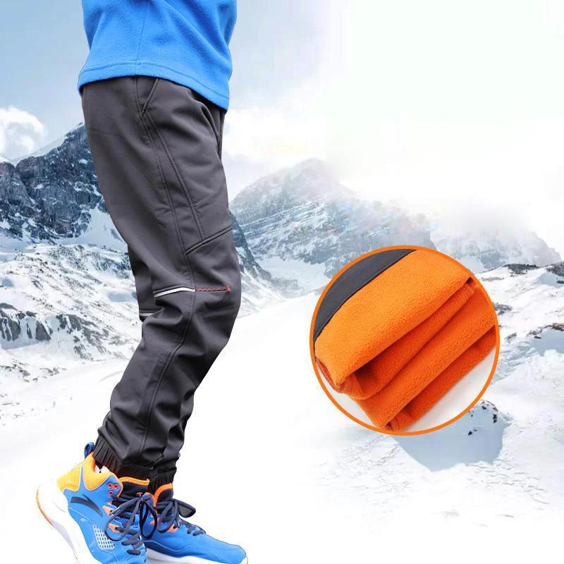 

2022 New Children Outdoor Pants Polar Fleece Trousers Autumn Winter Snow Kids Girls Boys Waterproof Windproof Ski Pants TZ390
