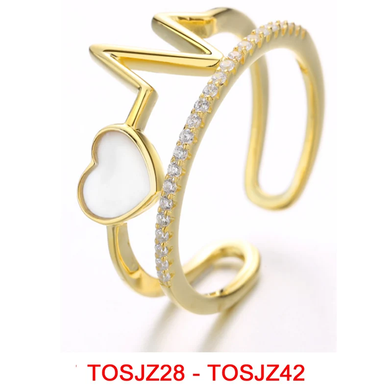 

Fahmi 2021 Новинка 100% Стерлинговое Серебро 925 пробы персонализированное кольцо в форме сердца модное кольцо «сделай сам» ювелирные изделия прои...