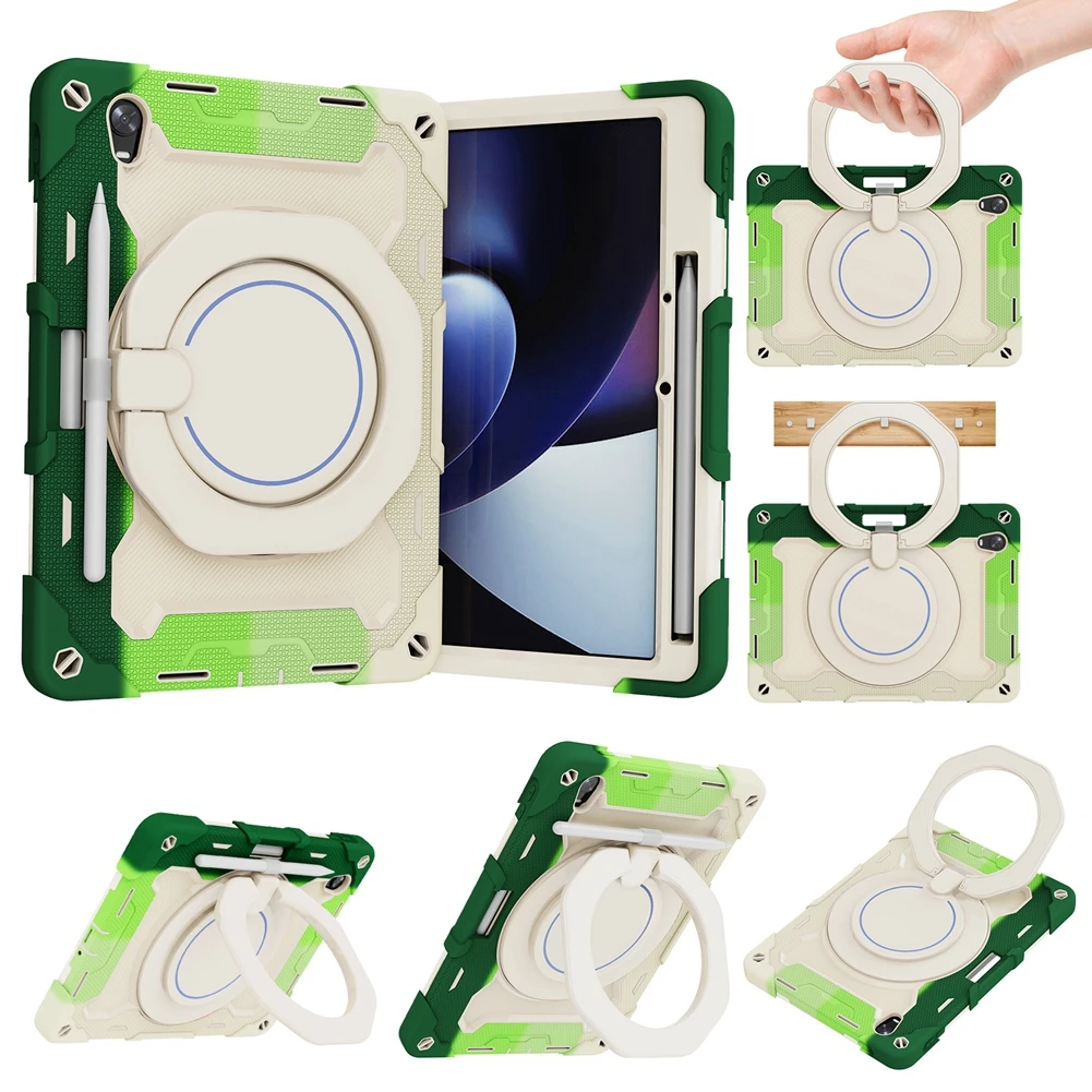 

For 2022 OPPO Pad Case Hand Ring Stand Heavy Shockproof Cover 11 Inch Protective Shell 2022 New oppopad Case For Kids Fundas