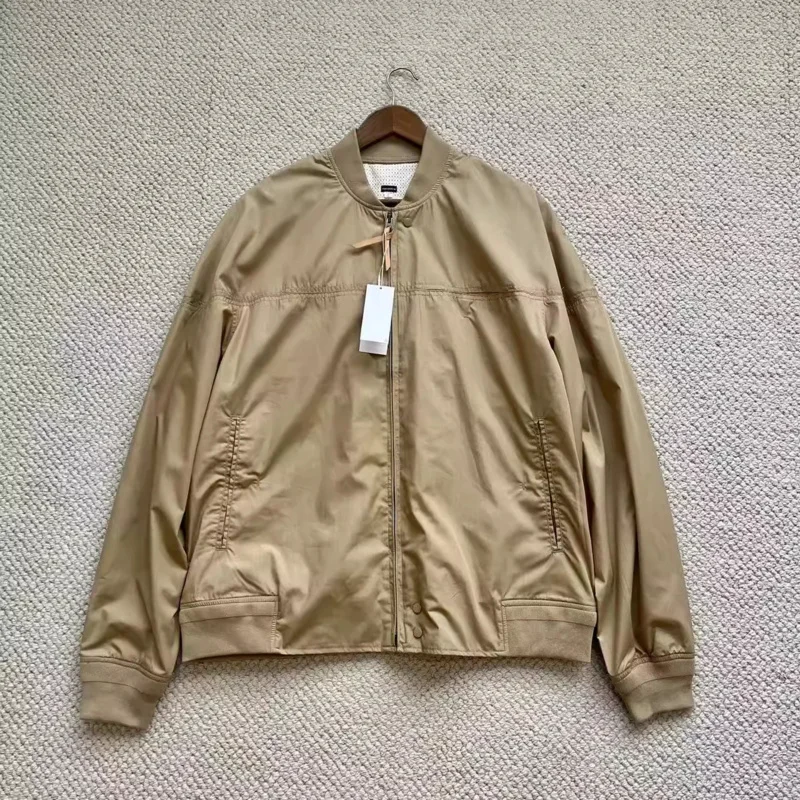 NANAMICA ретро бейсбольный воротник функциональная молния свободная уличная куртка