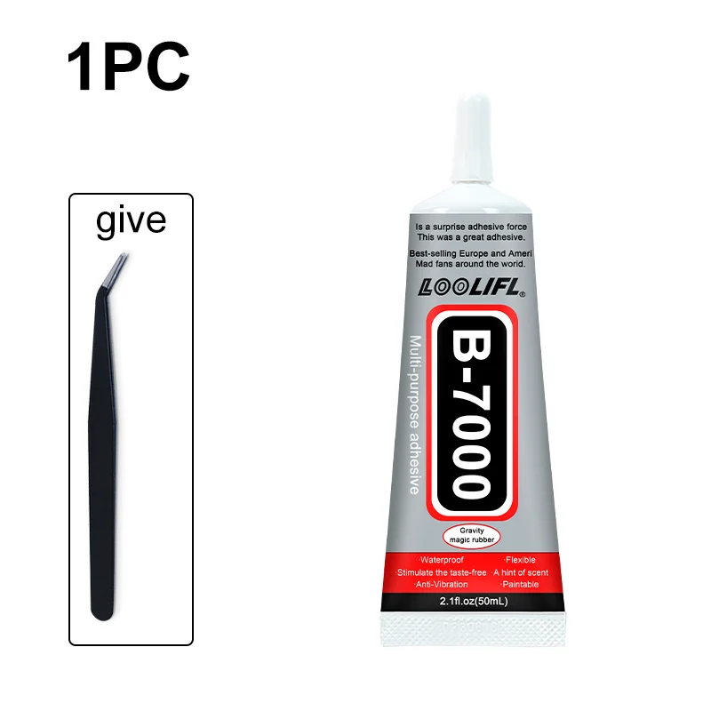 

Клей LOOLIFL B7000 прозрачный жидкий для ремонта телефонов