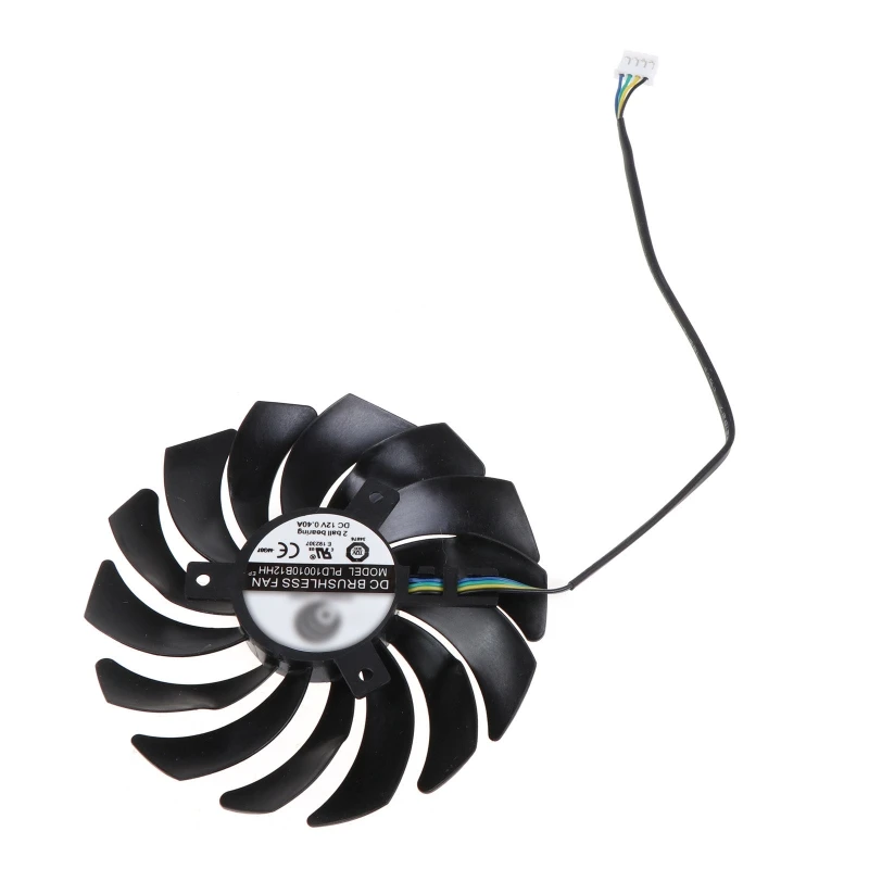 

R58A PLD10010S12HH 95x95x15mm 4Pin 12V 0.4A GPU Cooling Fan for MSI GTX 1070 AERO ITX Graphics Card Cooling Fan