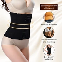women waist trainer corset body shaper slimming belt corset shapewear tummy postpartum belly sheath corrective modeling strap
