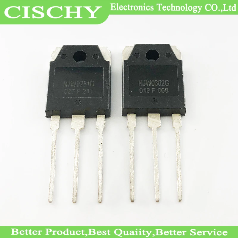 10 шт. = 5 пар (5 шт. NJW0281G 5 шт. NJW0302G ) NJW0281 NJW0302 TO-3P IC лучшее качество.