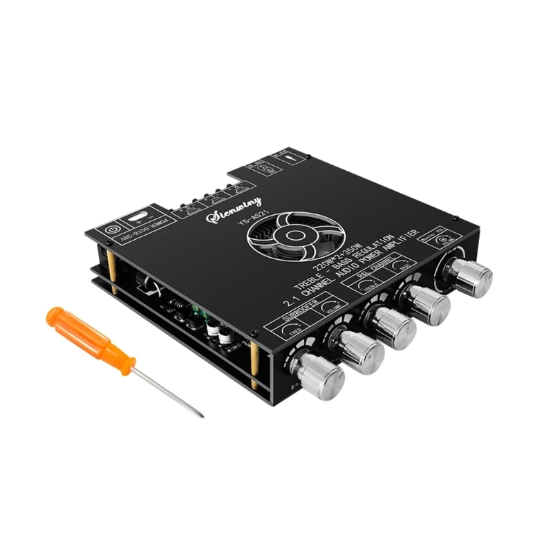 

220WX2+350W TPA3255 YS-AS21 2.1 Channel Bluetooth-compatible Digital Power Amplifier Module DC18-38V High Subwoofer