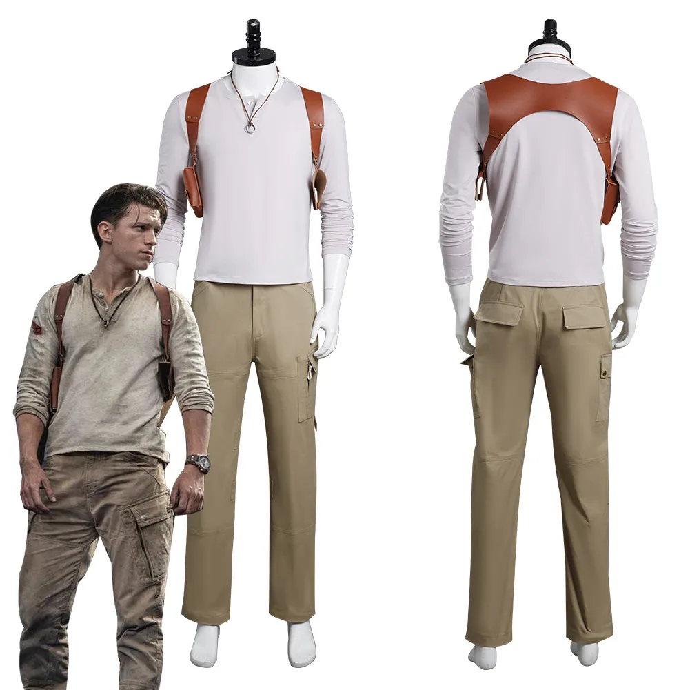 

Nathan Drake Cosplay Costume Outfits Halloween Carnival Suit