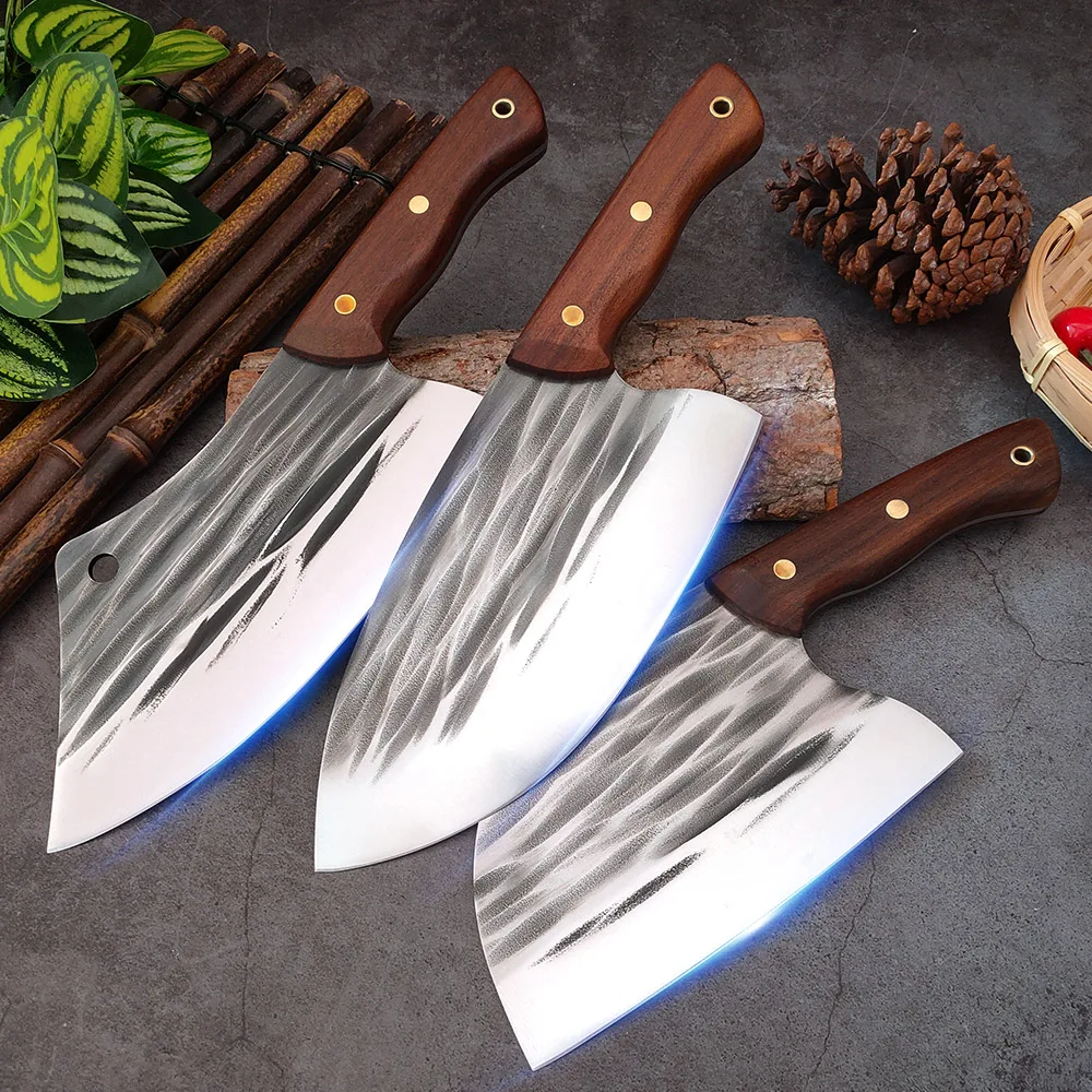 

Professional Kitchen Butcher Knife Stainless Steel Meat Fish Vegetable Slicing Cleaver Knife Bone Chopping Chinese Chef Knife