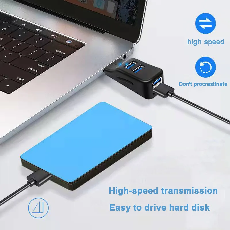 4-портовый концентратор USB 3 0 адаптер 5 Гбит/с высокоскоростной разветвитель