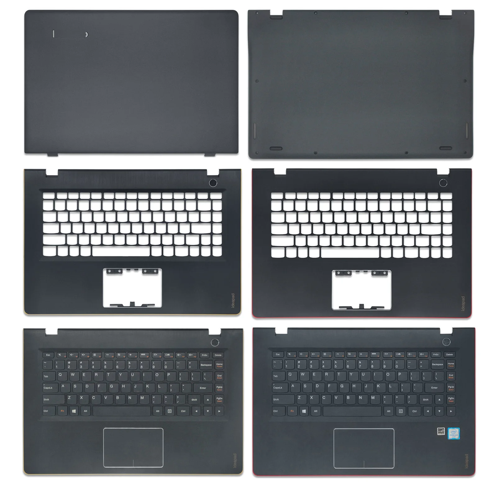 

For Lenovo Ideapad 700s-14 700s-14isk LCD Bac Cover/Palmrest/Bottom Case Upper Case with Keyboard