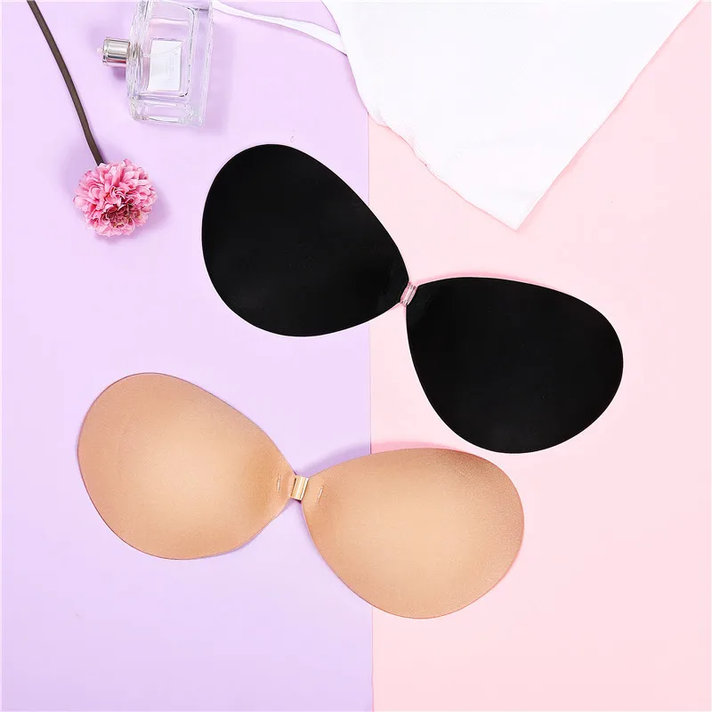 

Strapless Invisible Silicone Push Up Sticky Bra Backless Breast Enhancer for Women Adhesive Bra Nipple Cover Relleno Sujetador