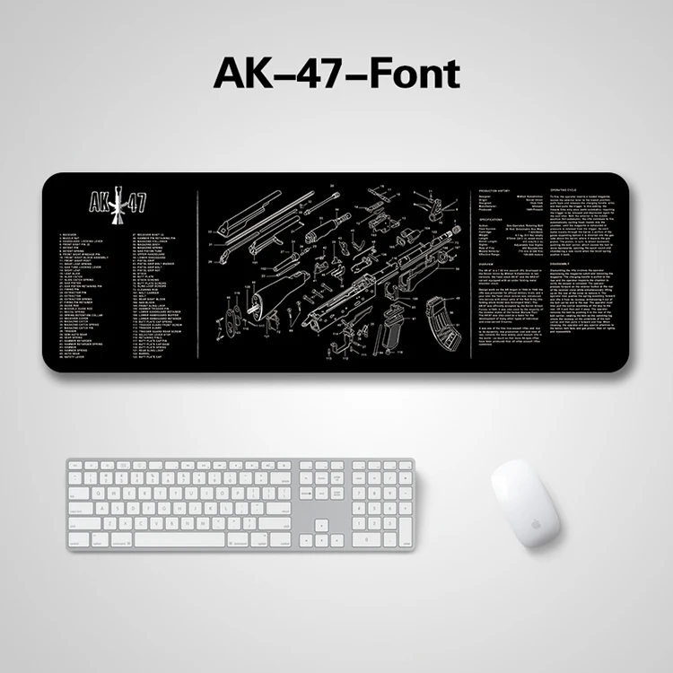 

Игровой коврик для мыши Ar 15 Ak47 Gun, игровой коврик для мыши XL, Индивидуальный HD домашний коврик для мыши XXL, мягкие противоскользящие офисные к...