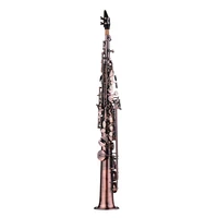 high quality cheap vintage red body keys soprano saxophone