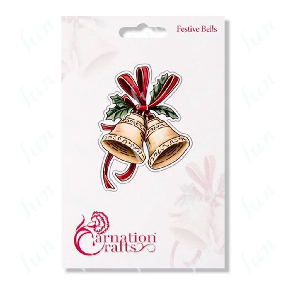 

Metal Cut Die Set Festive Bells Cutting Dies Scrapbooking Album Embossing Folder Template Stencil for Painting New Arrival 2022