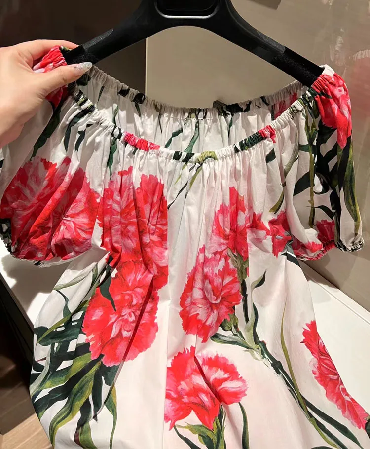 Рисунок 5 - Топ женский хлопковый с принтом гвоздики