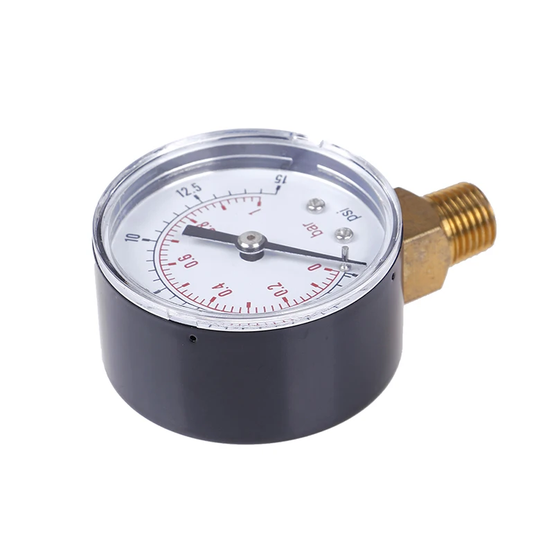Барный манометр 1/4 BSP резьба 0-180 PSI 0-12 бар 0-170 Psi Манометр двойные весы для