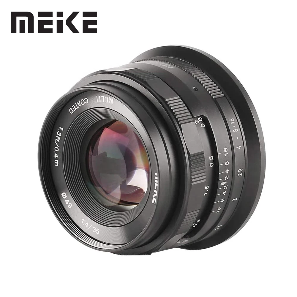 

Meike 35mm F1.4 Manual Focus Camera Lens For Nikon Z Mount Z5 Z6 Z7 Z50 Mirrorless Camera With APS-C