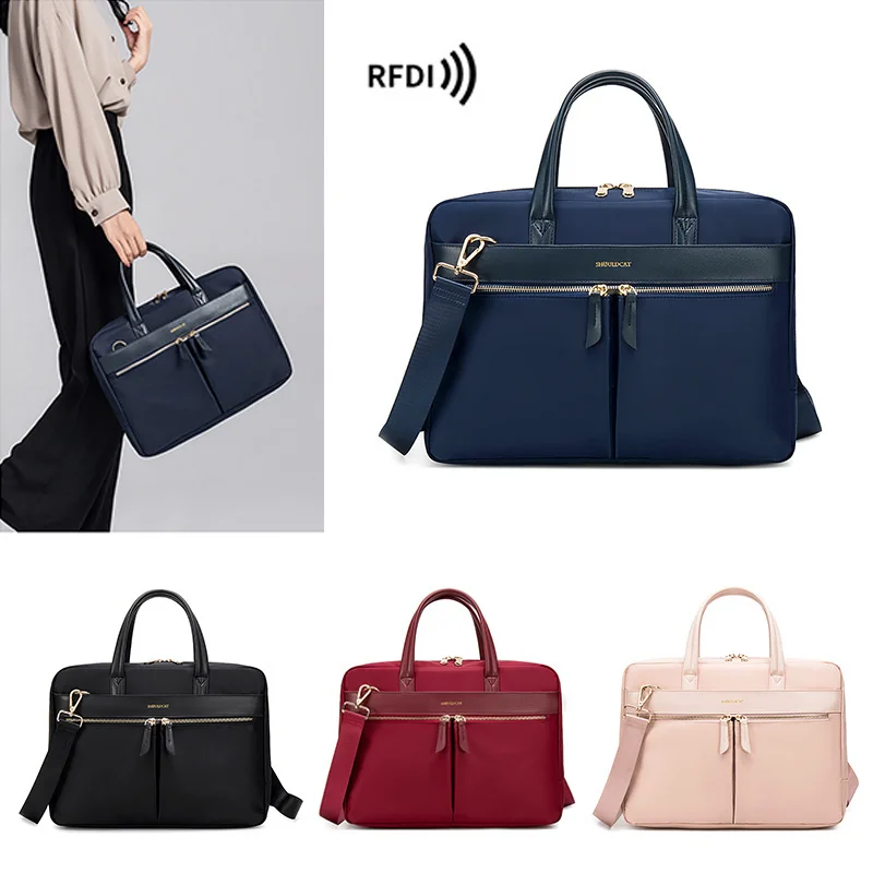 

Fashion Women's Notebook Briefcase For 13.3 15 16 Inch Laptop Crossbody Bag Shoulder Bags Business Travel Office Ladies Handbags