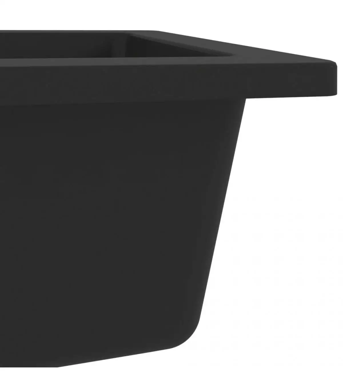 Black granite overflow kitchen sink | Обустройство дома