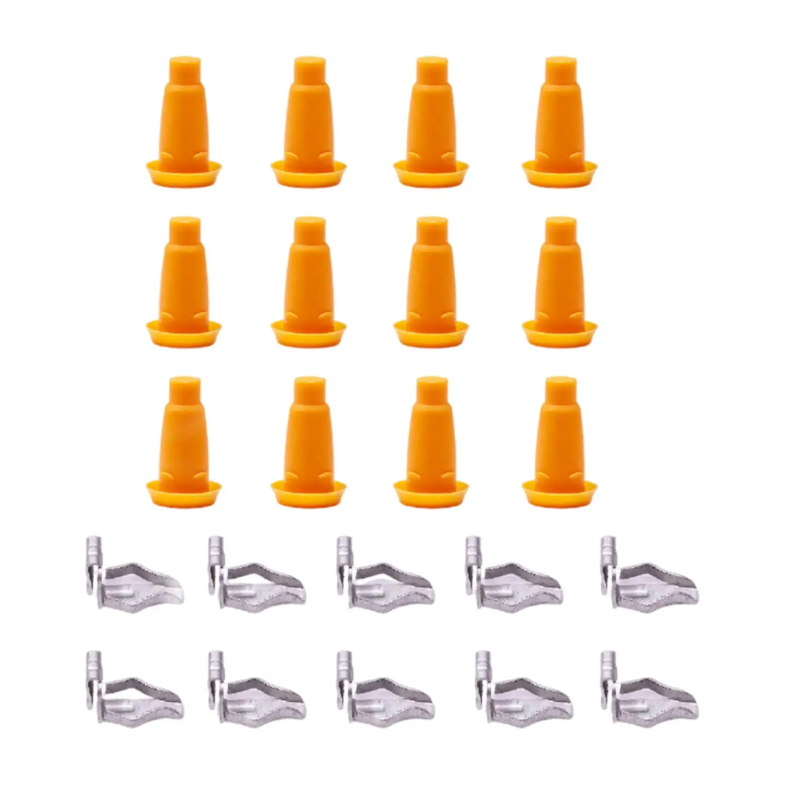 

12 Front Door Panel Frame Plugs+12 Door Panel Clips Kit 4853962 4500027, durable and practical to use.