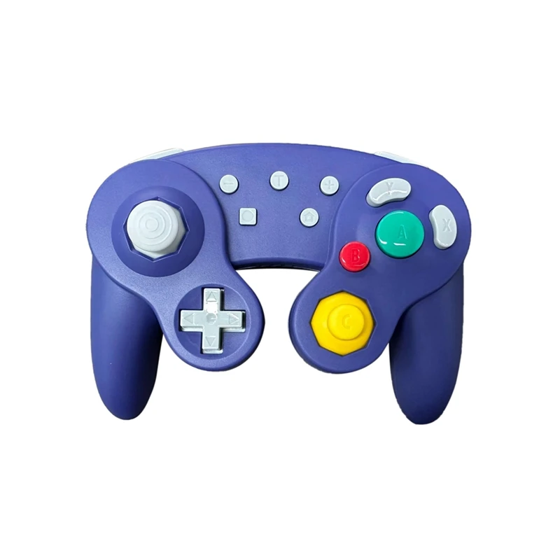 Цельный беспроводной игровой контроллер Bluetooth фиолетовый пластик с контроллером