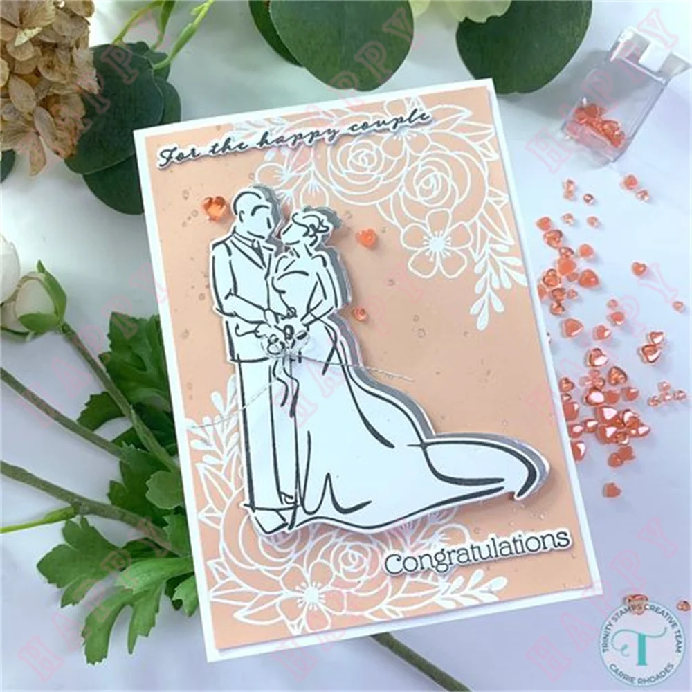 Новинка 2022 штампы для вырезания из металла счастливо после жизни прозрачные