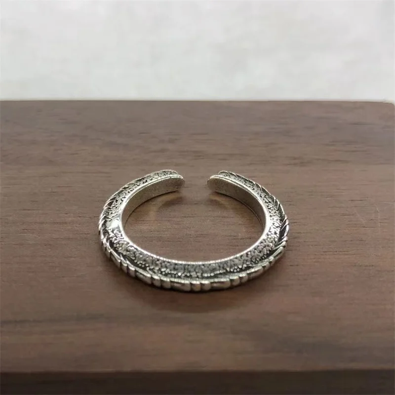 

Dragon Scale Ring Male Index Finger Accessories Hip Hop Punk Ethnic Style Opening Ring For Men Jewelry Open Size