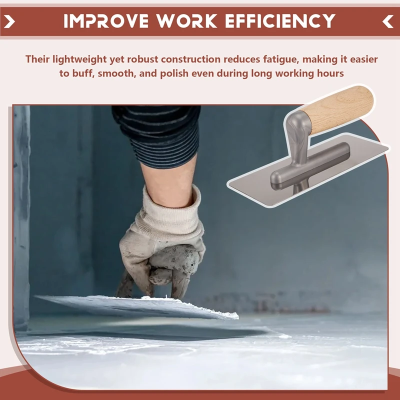 2-х предметный шпатель из нержавеющей стали для венецианской штукатурки наборы