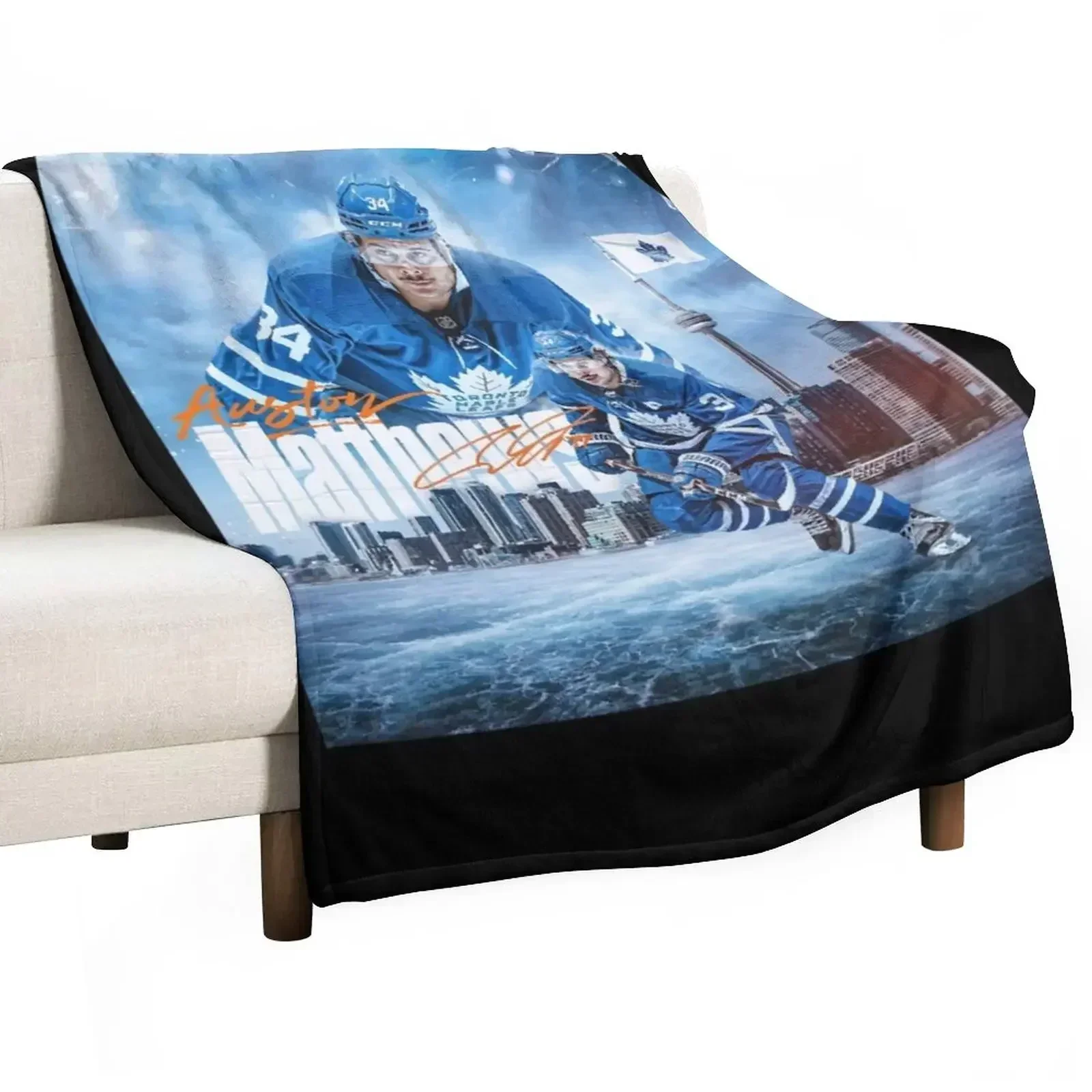 Одеяло Auston Matthews теплое для зимней кровати плед одеяла