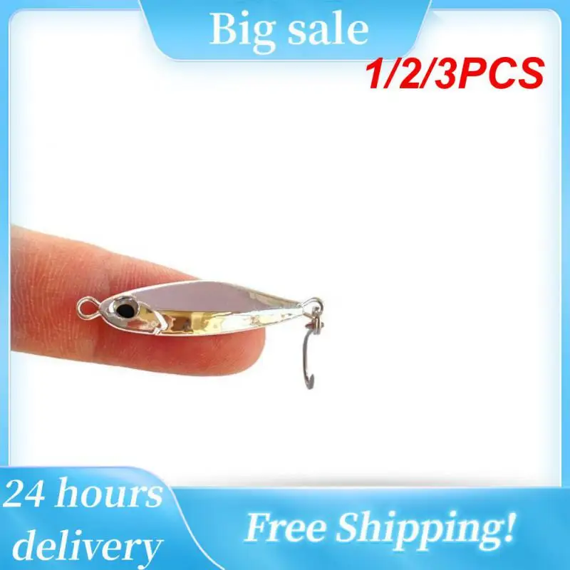 

1/2/3PCS Mini Hard Baits Saltwater Freshwater Fishing Lures Sharp Treble Hooks Fishing Bait Fishing Tools Bionic Bait Fishing