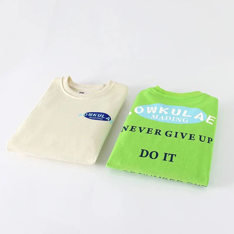 Одежда для маленьких мальчиков пуловер свитшоты детей корейские Топы с длинным