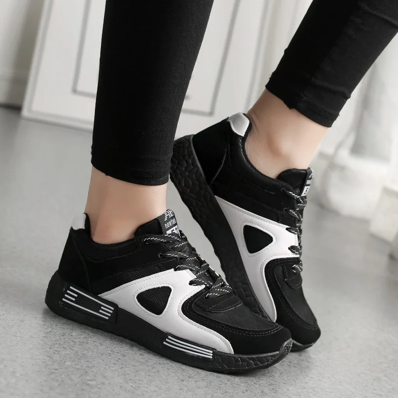 

Casual Women Sneakers Fashion Breathable Walking Shoes Ladies Flats Wedges Platform Shoe Tenis Female Footwear Zapatillas Mujer