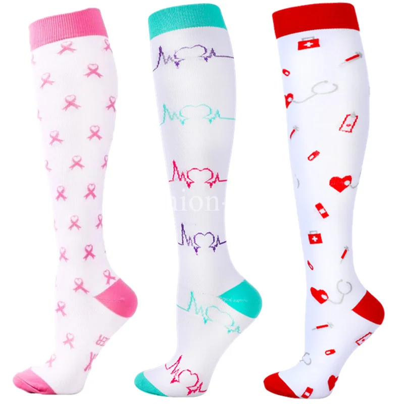 

Носки компрессионные женские для медсестер, Медицинские носки для ухода за варикозным расширения вен, для беременных, для диабетиков, бега, ...