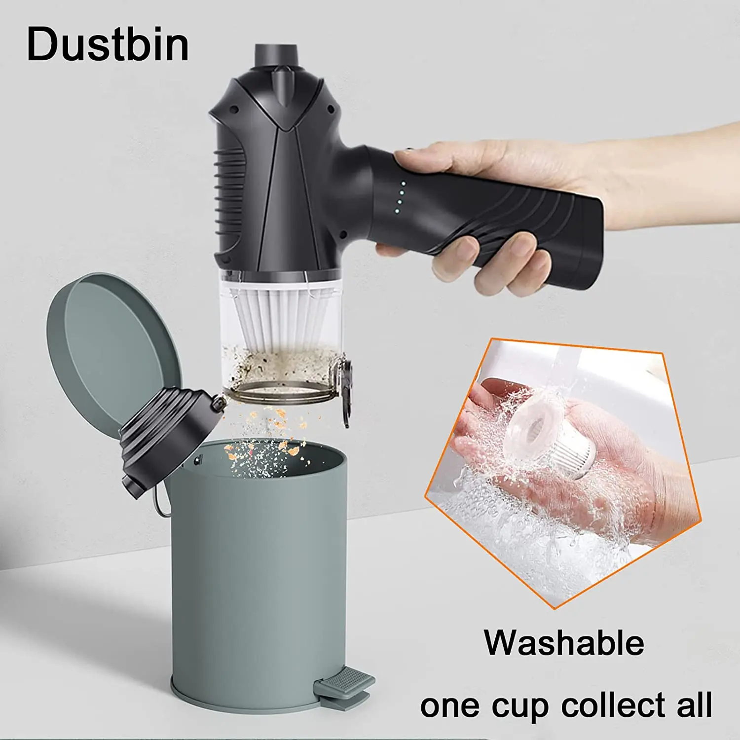 Беспроводная воздуходувка вращающаяся на 360 ° перезаряжаемая Электрическая для