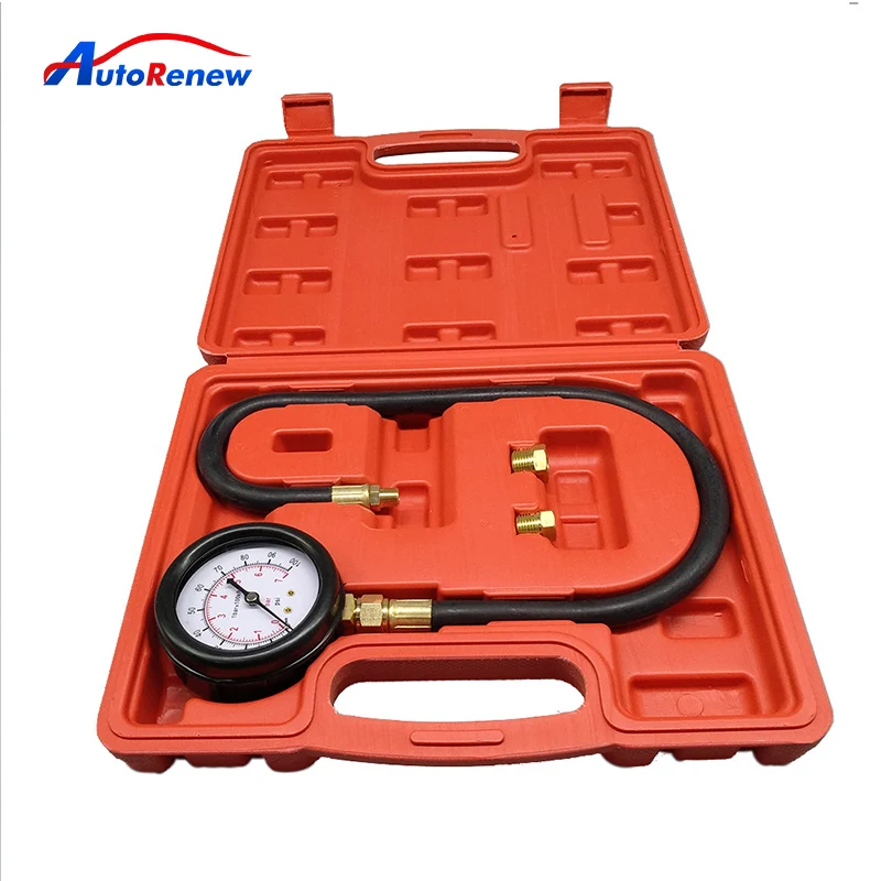 

High Quality TU-12 Engine Oil Pressure Tester Pressure Gauge Test Tool Kit Auto Car Pressure Tester Automotive Diagnostic Tool